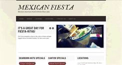 Desktop Screenshot of mexicanfiesta.net