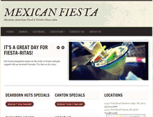 Tablet Screenshot of mexicanfiesta.net